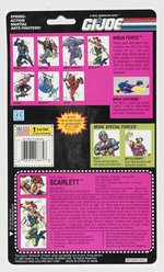 G.I. JOE (1993) NINJA FORCE SCARLETT (V2) SERIES 12/7 BACK CARDED ACTION FIGURE.