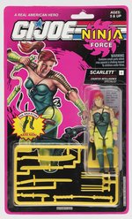 G.I. JOE (1993) NINJA FORCE SCARLETT (V2) SERIES 12/7 BACK CARDED ACTION FIGURE.