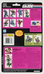 G.I. JOE (1993) NINJA FORCE SCARLETT (V2) SERIES 12/7 BACK CARDED ACTION FIGURE.