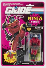 G.I. JOE (1993) - NINJA FORCE SLICE (V1) SERIES 11/12 BACK CARDED ACTION FIGURE.