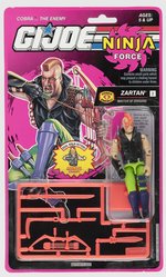 G.I. JOE (1993) NINJA FORCE ZARTAN (V2) SERIES 12/7 BACK CARDED ACTION FIGURE.