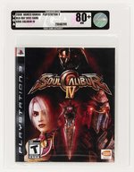 PLAYSTATION PS3 (2008) SOUL CALIBUR IV VGA 80+ NM.