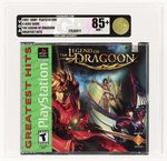 PLAYSTATION PS1 (2001) THE LEGEND OF DRAGOON (GREATEST HITS) VGA 85+ NM+ (GOLD LEVEL).