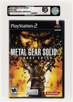 PLAYSTATION PS2 (2004) METAL GEAR SOLID 3: SNAKE EATER VGA 85 NM+.