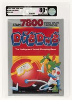 ATARI 7800 (1987) DIG DUG VGA 80+ NM UNCIRCULATED.