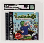 PLAYSTATION PS1 (1998) LEMMINGS & OH NO! MORE LEMMINGS VGA 80+ NM.