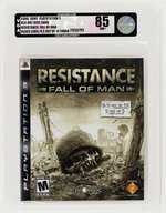 PLAYSTATION PS3 (2006) RESISTANCE: FALL OF MAN (BLACK LABEL/9.5 OUT OF 10 COVER) VGA 85 NM+.