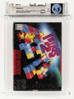 NINTENDO SNES (1994) TETRIS 2 WATA 6.5 A+ SEALED.