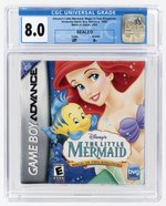 NINTENDO GAME BOY ADVANCE (2006) DISNEY'S LITTLE MERMAID: MAGIC IN TWO KINGDOMS (LRT/A+) CGC 8.0.