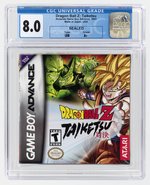 NINTENDO GAME BOY ADVANCE (2003) DRAGON BALL Z: TAIKETSU (LRT/A+) CGC 8.0.