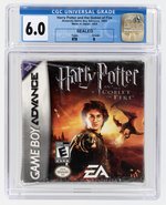 NINTENDO GAME BOY ADVANCE (2005) HARRY POTTER AND THE GOBLET OF FIRE (RTB/B) CGC 6.0.