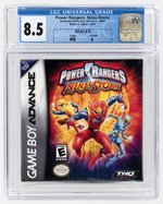 NINTENDO GAME BOY ADVANCE (2003) POWER RANGERS: NINJA STORM (RTB/A) CGC 8.5.