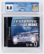 SEGA DREAMCAST (2000) TEST DRIVE: LE MANS (BLACK LABEL) (Y-FOLDS/A+) CGC 8.0.