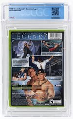 XBOX (2005) WWE WRESTLEMANIA 21: BECOMA A LEGEND (Y-FOLDS/A) CGC 9.4.