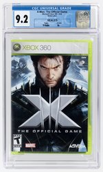 XBOX 360 (2006) X-MEN: THE OFFICIAL GAME (Y-FOLDS/B+) CGC 9.2.