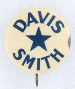 DAVIS SMITH 1924 NEW YORK STAR COATTAIL BUTTON HAKE #25.