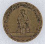 LINCOLN 1860 HARTFORD WIDE-AWAKES SUPPORTERS MEDAL.