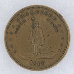 LINCOLN 1860 HARTFORD WIDE-AWAKES SUPPORTERS MEDAL.