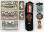 McKINLEY: 1900 REPUBLICAN NATIONAL CONVENTION BADGES & TICKETS.