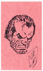 JOHN ROMITA JR. ORIGINAL ART HEAD SKETCH OF PUNISHER.