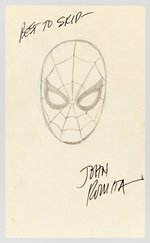 JOHN ROMITA SR. ORIGINAL ART PENCIL SKETCH OF SPIDER-MAN.