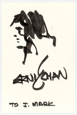 ERNIE CHAN ORIGINAL ART QUICK SKETCH OF CONAN PROFILE.