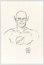 CURT SWAN ORIGINAL ART DETAILED PENCIL SKETCH OF THE FLASH.