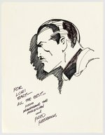 FRED FREDERICKS ORIGINAL ART SKETCH OF MANDRAKE THE MAGICIAN.