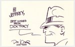 DICK LOCHER ORIGINAL ART SKETCH OF DICK TRACY.