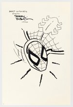 TERRY AUSTIN ORIGINAL ART OF SPIDER-MAN.