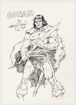 ERNIE CHAN ORIGINAL ART OF CONAN THE BARBARIAN.