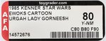 STAR WARS: EWOKS (1985) - URGAH LADY GORNEESH AFA 80 Y-NM.