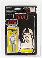 PALITOY STAR WARS: RETURN OF THE JEDI (1984) - AT-AT DRIVER TRI-LOGO 70 BACK-B AFA 75 EX+/NM.