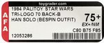 PALITOY STAR WARS: RETURN OF THE JEDI (1984) - HAN SOLO (BESPIN OUTFIT) TRI-LOGO 70 BACK-B AFA 75+ EX+/NM.