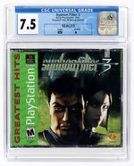 PLAYSTATION PS1 (2001) SYPHON FILTER 3 (GREATEST HITS) (RTB/A) CGC 7.5.