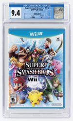 NINTENDO WII U (2014) SUPER SMASH BROS. FOR WII U (Y-FOLDS/A+) CGC 9.4.