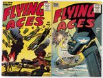 FLYING ACES ISSUES #1, 3 COMIC PAIR.