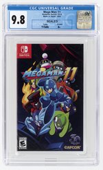 NINTENDO SWITCH (2018) MEGA MAN 11 (Y-FOLDS/A+) CGC 9.8.