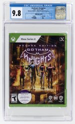 XBOX SERIES X (2022) GOTHAM KNIGHTS DELUXE EDITION (Y-FOLDS/A+) CGC 9.8.