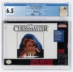 NINTENDO SNES (1991) CHESSMASTER (V-SEAM/B+) CGC 6.5.