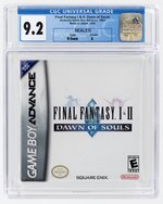 NINTENDO GAME BOY ADVANCE (2004) FINAL FANTASY I & II: DAWN OF SOULS (H-SEAM/A) CGC 9.2.