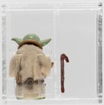 STAR WARS: THE EMPIRE STRIKES BACK (1980) - LOOSE ACTION FIGURE/HK YODA AFA 85+ NM+. (BROWN SNAKE/DARK GREEN SKIN).