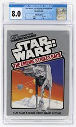 ATARI 2600 (1982) STAR WARS: THE EMPIRE STRIKES BACK (LRB/A) CGC 8.0.