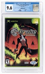 XBOX (2003) DRAKE OF THE 99 DRAGONS (Y-FOLDS/A) CGC 9.6.