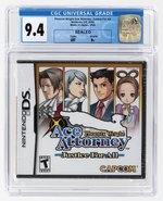 NINTENDO DS (2006) PHOENIX WRIGHT: ACE ATTORNEY: JUSTICE FOR ALL (LRT/B+) CGC 9.4.