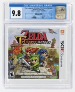 NINTENDO 3DS (2015) THE LEGEND OF ZELDA: TRI FORCE HEROES (Y-FOLDS/A+) CGC 9.8.