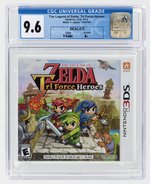 NINTENDO 3DS (2015) THE LEGEND OF ZELDA: TRI FORCE HEROES (Y-FOLDS/A+) CGC 9.6.