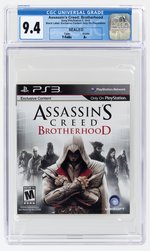 PLAYSTATION PS3 (2010) ASSASSIN'S CREED: BROTHERHOOD (Y-FOLDS/A+) CGC 9.4.