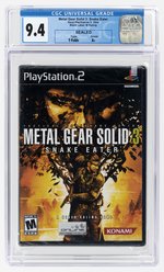 PLAYSTATION PS2 (2004) METAL GEAR SOLID 3: SNAKE EATER (Y-FOLDS/A+) CGC 9.4.