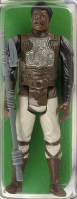 STAR WARS: RETURN OF THE JEDI (1983) - LANDO CALRISSIAN (SKIFF GUARD DISGUISE) 65 BACK-B AFA 80 NM (CLEAR BLISTER).